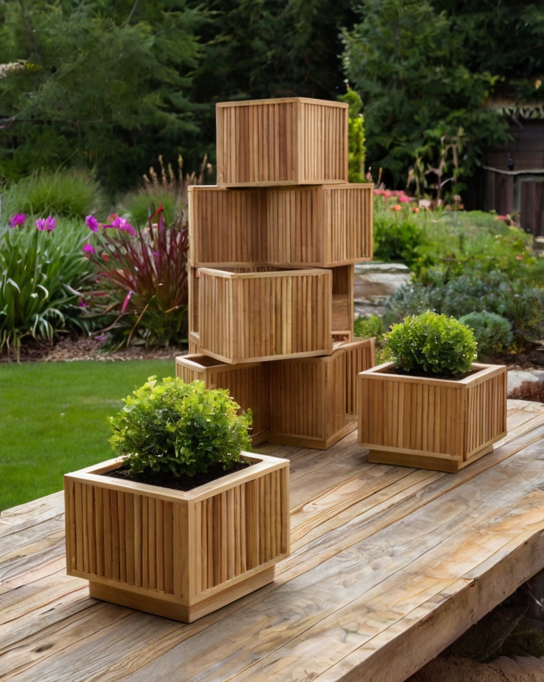 Leonardo Kino XL creative Wooden Planters ideas 2