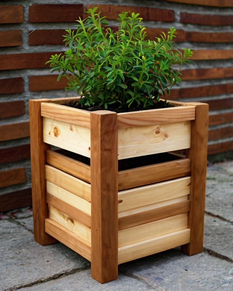 Leonardo Kino XL creative Wooden Planters ideas 3