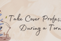 Take Cover Professionally During a Tornado Take Cover Professionally During a Tornado
