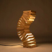 creative wooden lamp