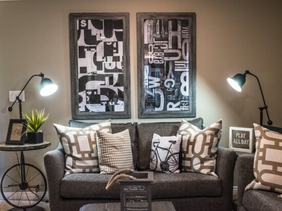 abstract decor living room ideas