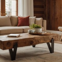 Default rustic wood coffee table in warmth wide angle living r 2